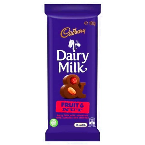 Cadbury Dairy Milk Fruit & Nut (200g) - Pack of 6