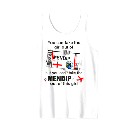 Mendip Home City - Mendip Outfits & Designs Mendip Girl - Mendip Boarding Pass - Mendip Tank Top