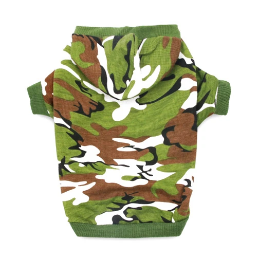 DroolingDog Small Dogs Camo Shirts & Hoodies for Boys & Yorkies - Camouflage Outfits