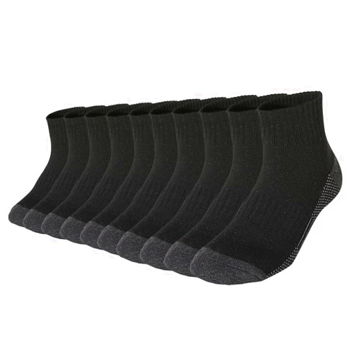 SoxDaddy Men’s 10Pack Athletic Socks,Comfy Cotton Full Cushion Casual Low Cut Socks