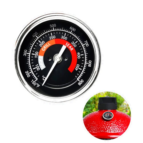 Quantfire Upgrade Replacement Thermometer for Kamado Joe,3.3