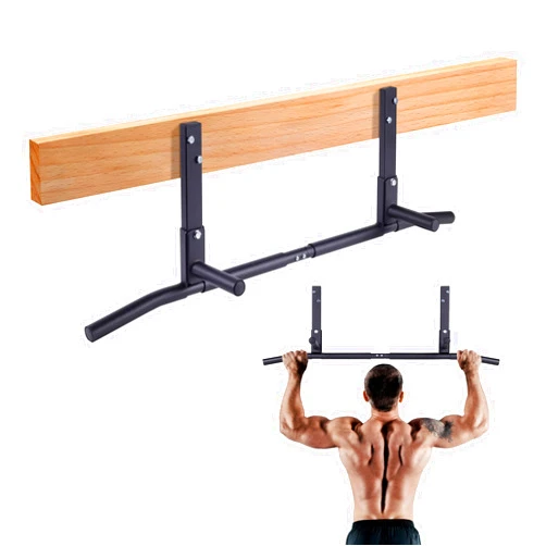 AmStaff Fitness Joist Mount Pull Up Bar, Ceiling Mounted Chin Up Bar for Home Gym, Crossfit, Beam, Rafter - Heavy Duty, Multi Grip, 42