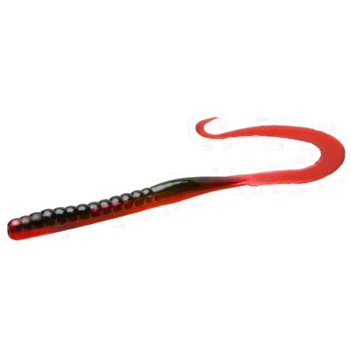 Zoom Bait Zoom Magnum II Worm-Pack of 20 (Red Shad, 9-Inch)