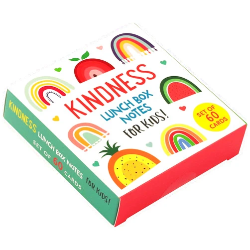 Peter Pauper Press Kindness Lunch Box Notes for Kids! (Set of 60 cards)