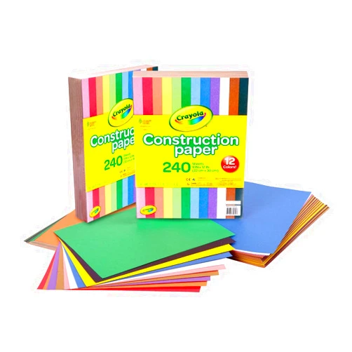 Crayola Construction Paper - 480ct (2pck), Bulk School Supplies For Kids, Teacher Classroom Must Have, Art Paper, Arts & Crafts