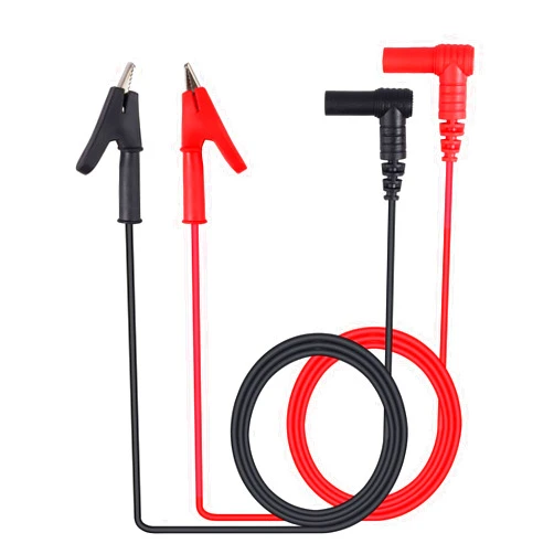 ALLmeter 1 Pair Banana Plug to Alligator Clip Test Lead Cable,100cm/3.28ft,15A Rated Current,1000V Max Voltage,Electronic Test Lead for Multimeter Electrical Testing