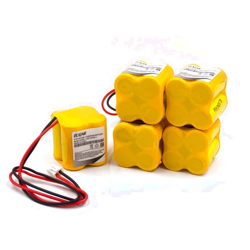 YUTSUJO (5-Pack) 4.8V Ni-CD Battery Replacement for MK Power MH29673, CUSTOM-196, Dantona BL93NC484, BST D-2/3AA400MAH, OSA162 ANIC1361 Exit Sign Emergency Light