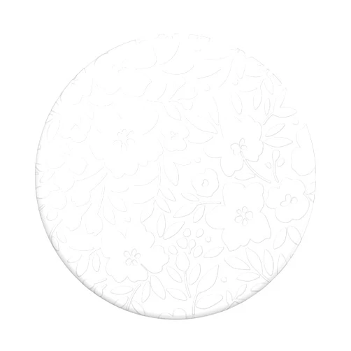 PopSockets Phone Grip with Expanding Kickstand, Floral - Blanc Fresh