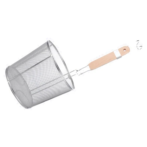 FUNOMOCYA 16cm Stainless Steel Noodle Sifter Scoop Mesh Colander for Cooking Ideal for Straining Noodles Fruits and Vegetables Kitchen Sifter Tool