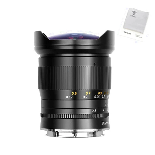TTArtisan 11mm F2.8 Ultra Wide Angle Manual Focus Rectangle Fisheye Lens for Leica M-Mount Cameras Like Leica M240 M3 M6 M7 M8 M9 M9p M10