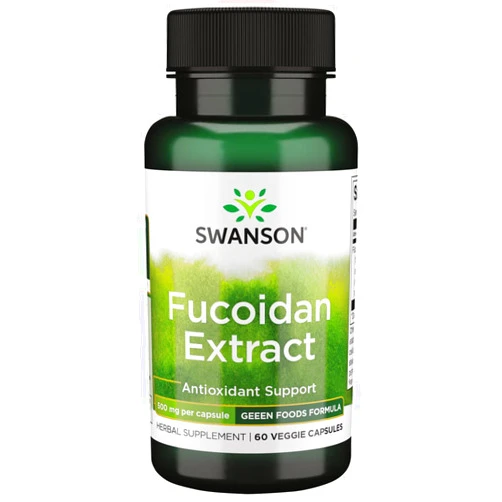 Swanson Maximum Strength Fucoidan Extract - Herbal Supplement Promoting Immune System Function - Natural Formula Supporting Overall Health - (60 Veggie Capsules, 500mg Each)