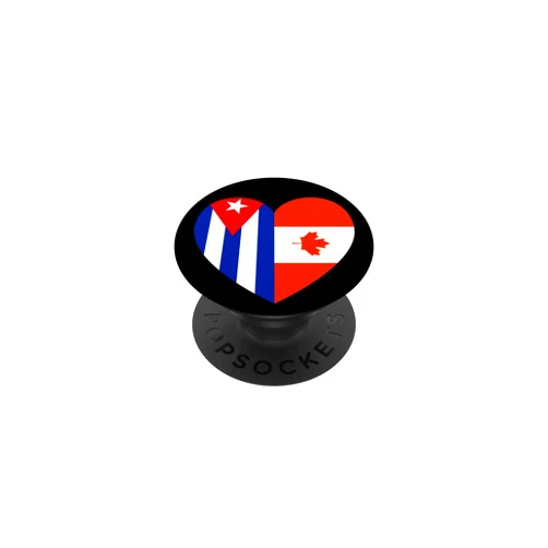 Canada Heritage Union Roots Cuba and Canada United in Roots PopSockets Adhesive PopGrip