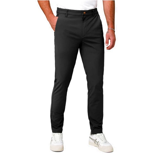 JMIERR Men's Classic-Fit Casual Cotton Twill Pant Water-Repellent Stain-Resistant Stretch Chino Pants