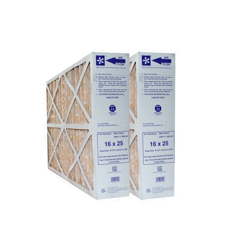 Electro-Air 16x25x4 Lennox/Honeywell Replacement AC Furnace Air Filters MERV 11 (Pack of 2)