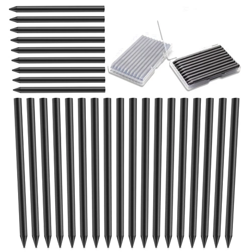 weiwei 5.6mm Mechanical Pencil Refills,2B Graphite Leads with Storage Box,Graphite Mechanical Pencil Lead Refill for Artist Sketch Drawing Wood Working (40 pieces)