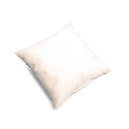 Big Joe Square Pillow Weatherproof Bean Bag Decor, Natural Intertwist, Weather Resistant UV-Protected Fabric, 16 inches