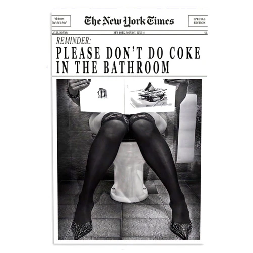 Corato New York News Poster Vintage Trendy Newspaper Canvas Prints Black And White Posters For Home Decor Unframe-style 12x18inch(30x45cm)