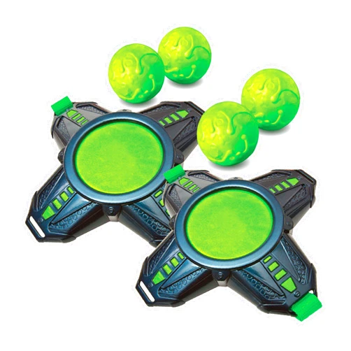 Diggin Slimeball Dodgetag Game Set. Slime Dodge-Balls & Target Tag Vests For Kids,Green
