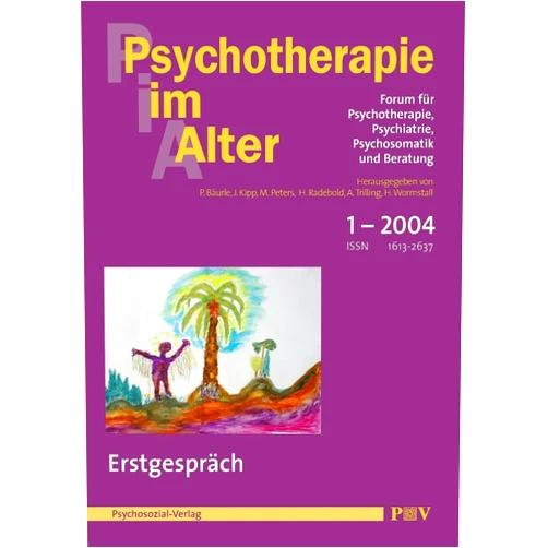 German Edition by Peter Bäurle (Editor), Johannes Kipp (Editor), Meinolf Peters (Editor) & 0 more Psychotherapie im Alter Nr. 1: Erstgespräch (German Edition)