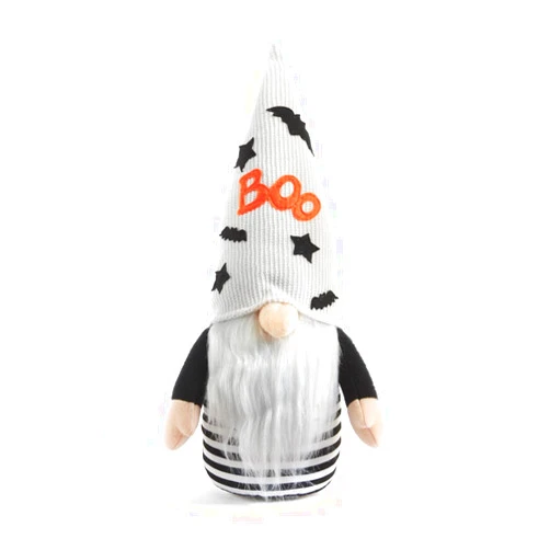 Giftcraft Boo Gnome Plush Décor, 16-inch Height, Fabric, Hallowen, Home Décor, Holiday Tradition