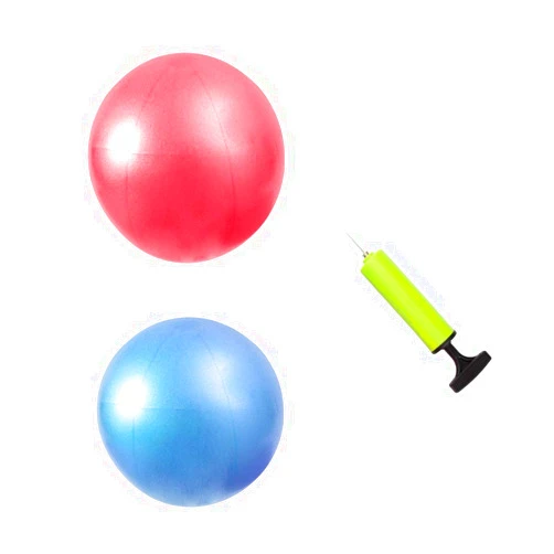 Jogi-HHACQUIT Mini Fitness Exercise Ball Kit with Hand Pump for Yoga, Pilates, Body Balance, Core Training and Stability, 8