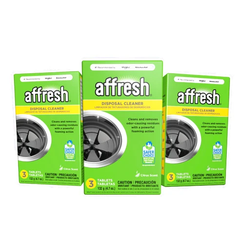 Affresh Garbage Disposal Cleaner, Removes Odor-Causing Residues, 9 Tablets [3 Pack]