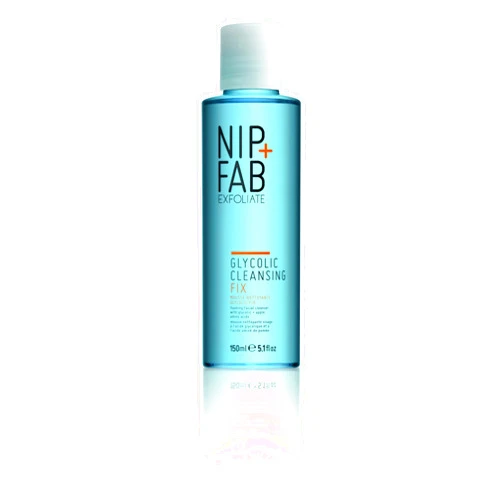 Nip+Fab Nip + Fab Glycolic Cleansing Fix (5.1 fl oz) – Deep Cleansing Glycolic Acid Face Wash for Radiant Skin – Resurfacing AHA Facial Cleanser for Brightening, Smoothing & Pore Refining