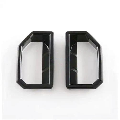 HATHWAY Fit for Gac Trumpchi Emkoo 2022 +,Car Fog Light Cover Trim,Car Bumper ABS Carbon Fiber Rear Fog Light Cover Frame Trim