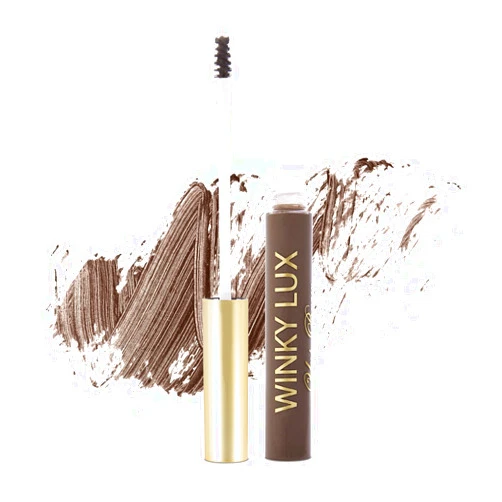 Winky Lux Uni-Brow Tinted Brow Gel, Eyebrow Gel and Brow Mascara, Eyebrow Makeup Brow Tint, Universal Brown