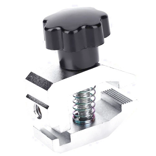ViaGasaFamido SJJ-01 Push Pull Force Fixture 500N High Loading Capacity Clamp Stainless Steel Jaw Clamp Thrust Tension Meter Clamp