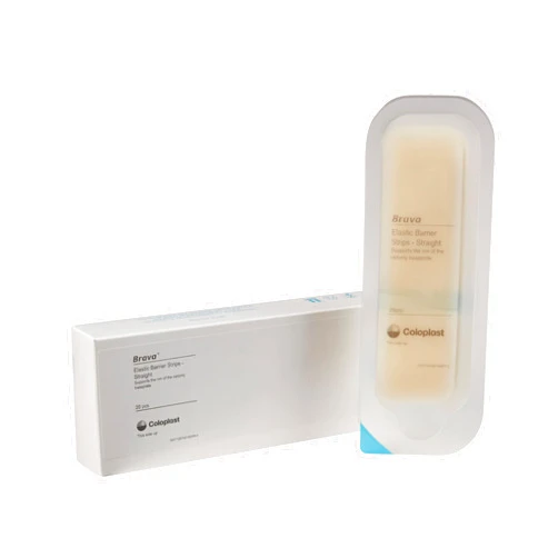 Coloplast Brava Elastic Barrier Strips, Straight, 5 1/4 Inches Long 120740 (Box of 20)