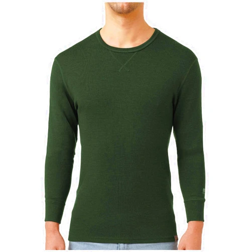 MERIWOOL Mens Base Layer 100% Merino Wool Heavyweight 400g Thermal Shirt for Men