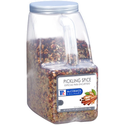 McCormick Culinary Pickling Spice, 3.75 lb - One 3.75 Pound Container of Bulk Pickling Spice, Best for Seasoning Pickles, Corned Beef, Pot Roasts and adds Flavor when Preserving and Canning Foods