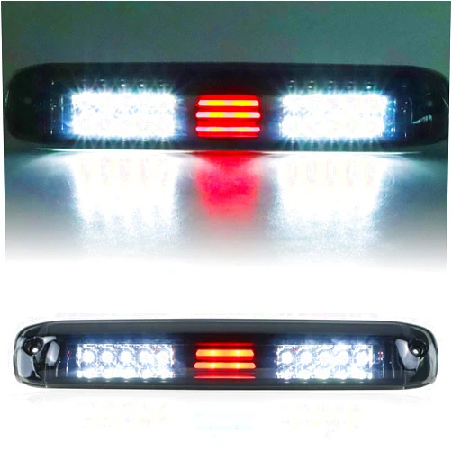 Tresound (Smoke) LED Third 3rd Brake Light for 1999-2007 Chevy Silverado GMC Sierra 1500 2500 3500 HD Classic, Rear Cargo Lamp High Mount Stop light