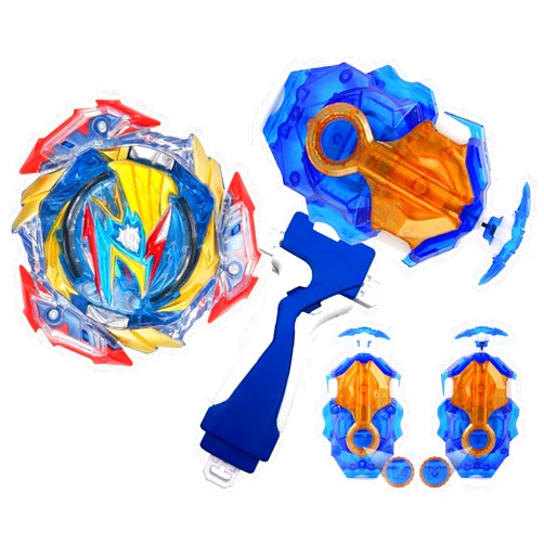 Nyrveua CombatGyro B-184 Launcher LR Bay Blades Toy DB B-193 Booster Ultimate Valkyrie.Lg.V'-9 Battle Starter Set Grip Metal Fusion God Bey Battling Tops Burst Gaming Toys Gift for Boys Age 4-7 8-12+
