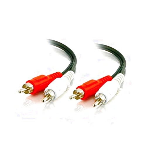 C2G 40464 Value Series RCA Stereo Audio Cables, 6 Feet (1.82 Meters), Black