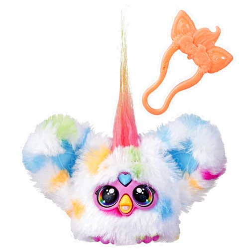 Furby Furblets Loo-Lay Mini Friend, 45+ Sounds & Music, Speaks Only Furbish, Electronic Plush Toys for 6 Year Olds & Up, Multicolor