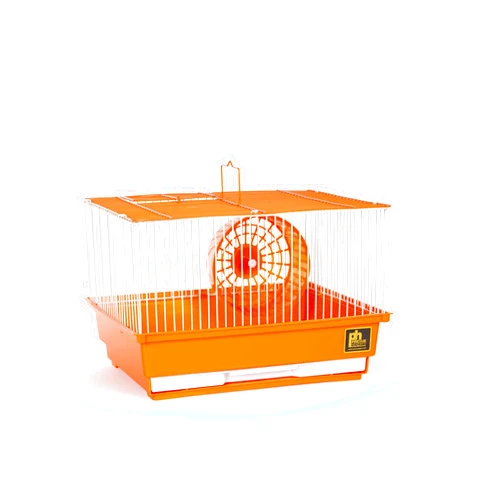 PH Prevue Hendryx Prevue Pet Products Single-Story Hamster and Gerbil Cage, Orange