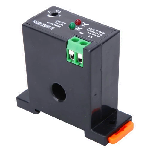 NDNCZDHC AC Current Sensing Switch, Flameproof Adjustable 0.2~30A IP30 Self-Powered Sensing Switch Current Sensor for Substation, Inverter Device(Normally Open)