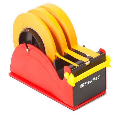 StewMac Guitar Shop Tape Deck, Orange Multi Purpose Tape Set (0593)
