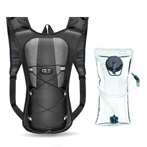 CKE Hydration Backpack Hydration Pack Water Backpack with 2L(70-Ounce) Hydration Bladder for Men Women Kids for Running Hiking Biking Climbing