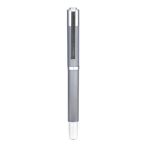 Yookers Metis Fibre Pen in Grey Brushed Lacquer 1.0mm Fibre Tip