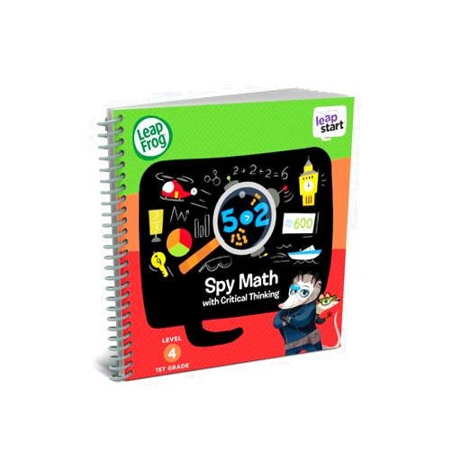 LeapFrog LeapStart 1st Grade Activity Book: Spy Math and Critical Thinking