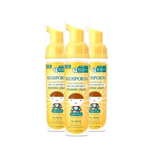 Neosporin Wound Cleanser For Kids 2.30 oz (Pack of 3)