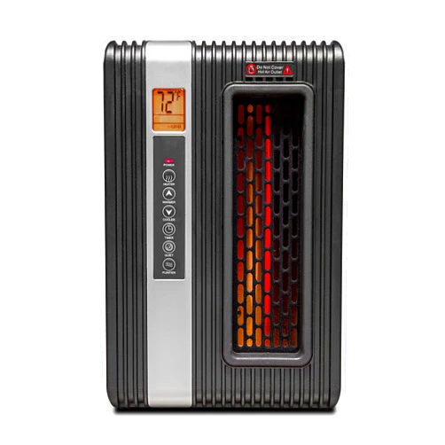 GreenTech Environmental pureHeat 2-in-1 Space Heater & Air Purifier - Air Cleaner for Home, Office Desk, Bedroom, Bathroom More - Safe Heating and Simple to Use - Includes Remote