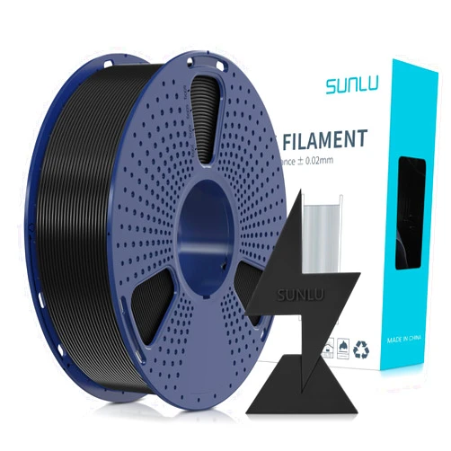 SUNLU High Speed PLA Filament 1.75mm, 30mm/s - 600mm/s Print Range, High Flow Speedy 3D Printer PLA Filament, Designed for Fast Printing, Neatly Wound, Dimensional Accuracy +/- 0.02mm, 1KG Black