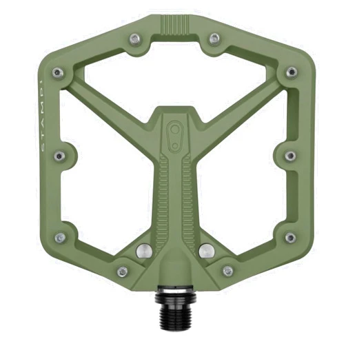 Crankbrothers Stamp 1 Gen 2,Composite MTB Bike Pedal, Green, Large