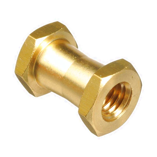 Manfrotto 066 Double Female Stud for Super Clamp - Replaces 3113, Brass, 1 Count (Pack of 1)