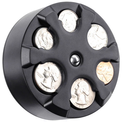 JOYTUTUS Universal Coin Holder, Large Capacity Coin Holder for Car, Portable Car Change Holder Coin Organizer, Car Trucks Accessories, Coin Sorter for Car & Wallet & Pocket