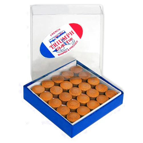 Tweeten Triumph Billiard Pool Cue Tips - 1 Box - 50 Tips - Choose Your Size